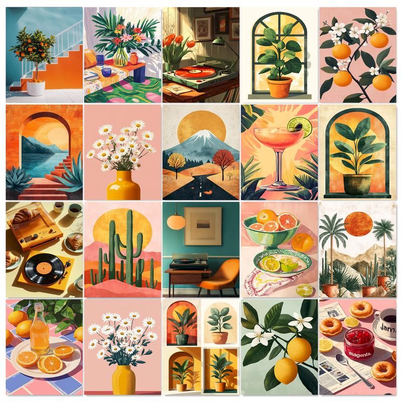 Art And Craft Numbers - إطار GATYZTORY للرسم بالأرقام، لوحة زهور