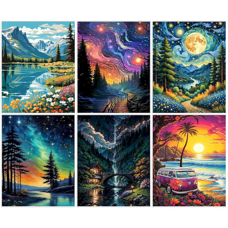 Art And Craft Numbers - جاتيزتوري 40x50 سنتيمتر اللوحة بواسطة أرقام