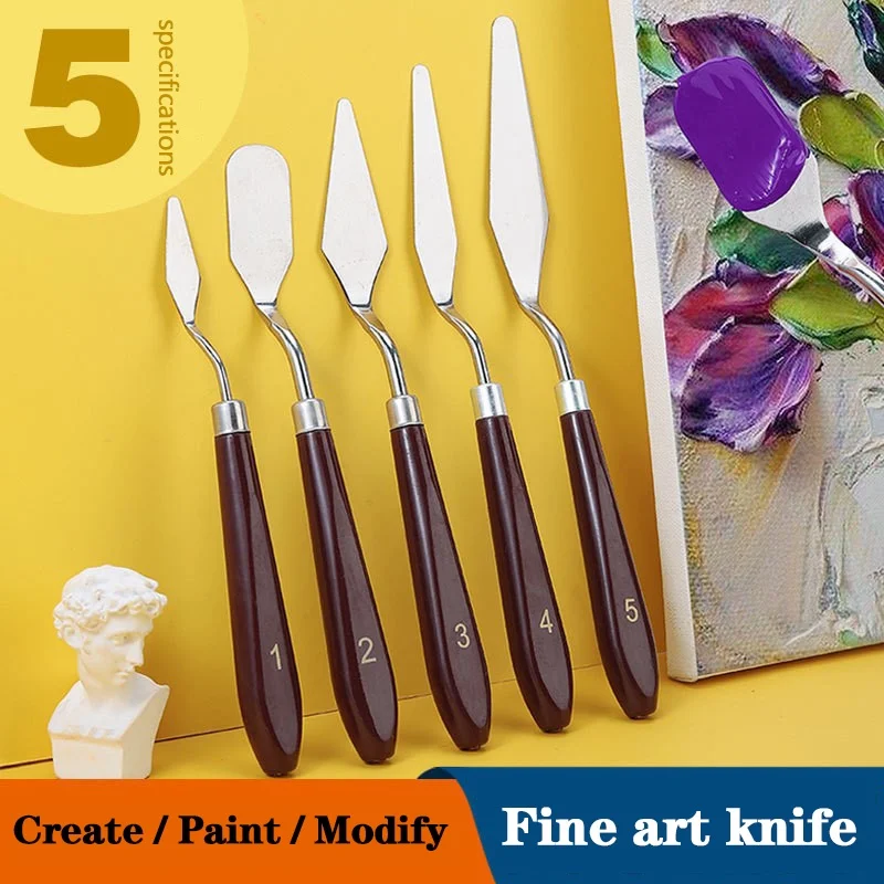 Painting Knife Palette - 5/7 قطعة مجموعة الفن النفط اللوحة