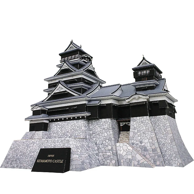 Art Craft Japan - اليابان كوماموتو قلعة صغيرة ثلاثية الأبعاد