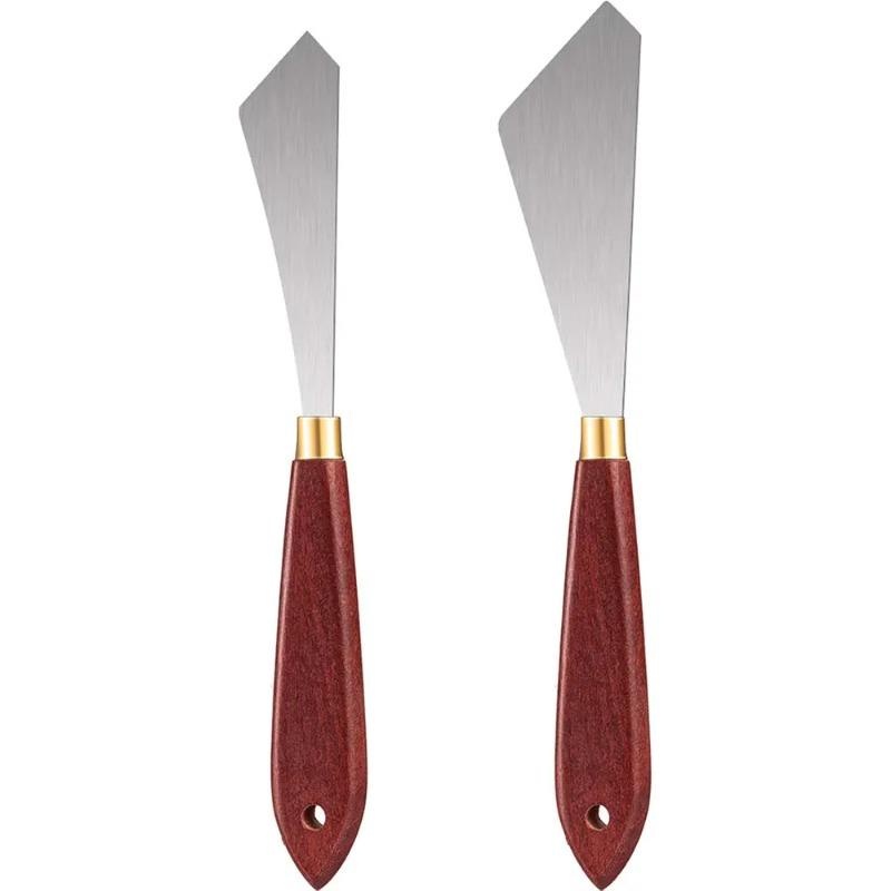 Painting Knife Palette - 2 قطعة مجموعة سكاكين اللوحة اللوحة