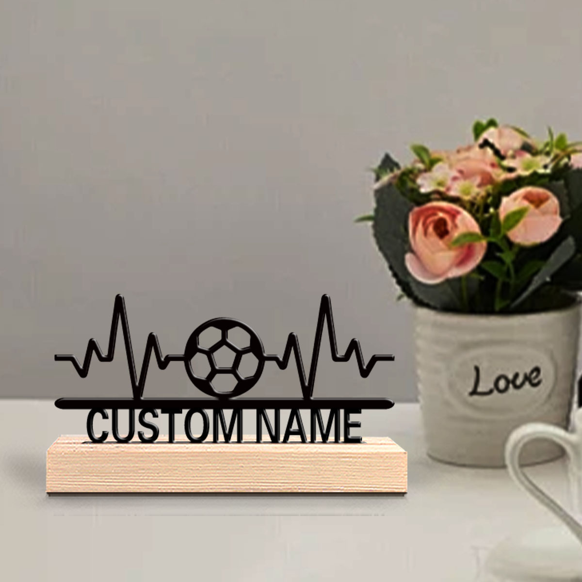 Art Craft Simple - تمثال معدني بسيط على شكل كرة