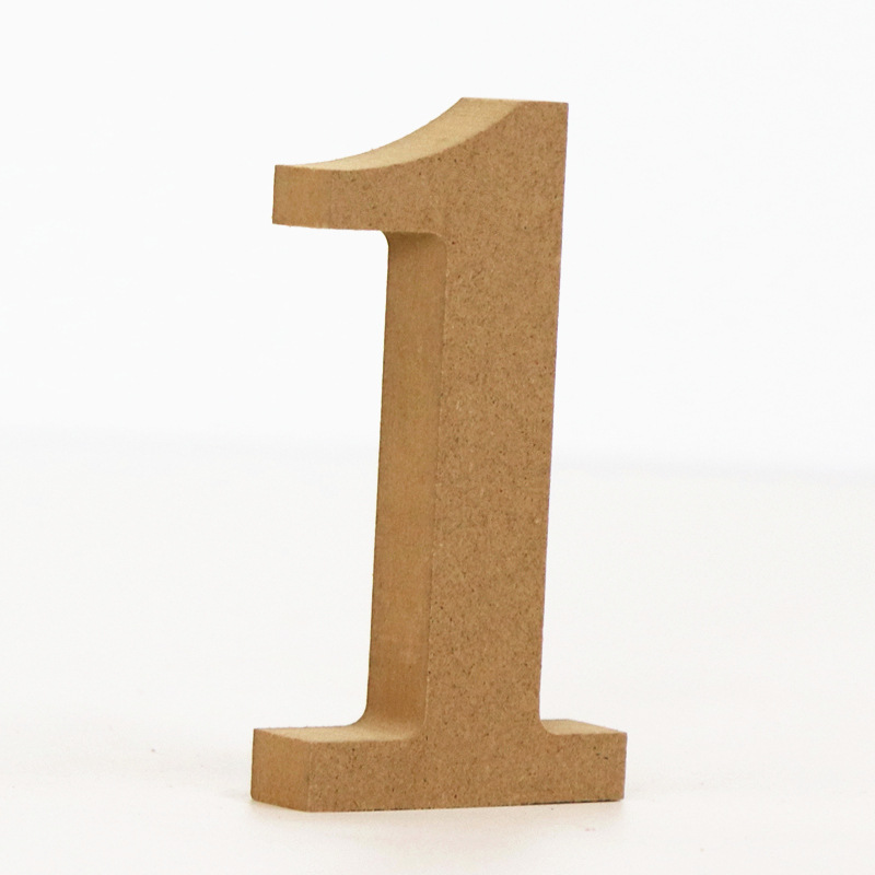 Art And Craft Numbers - 1 قطعة 10 سنتيمتر أرقام ألوان