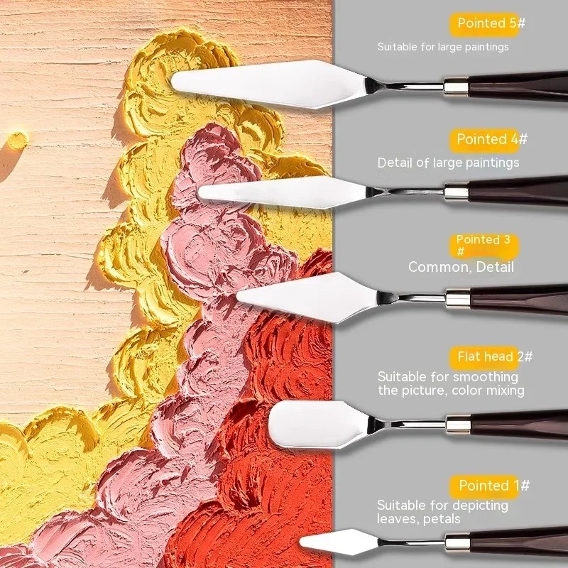 النفط اللوحة مكشطة لوحة سكين م - مراجعة Painting Knife Palette وسعره