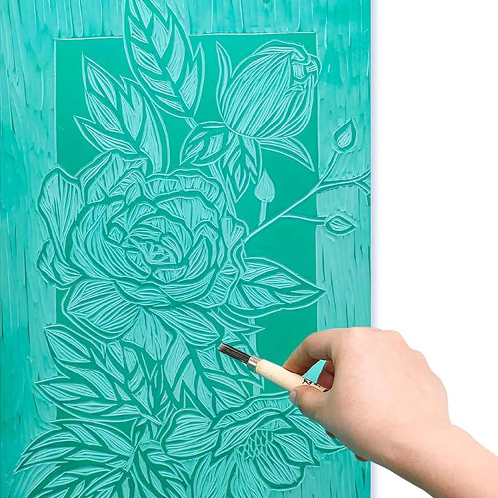قالب مطاطي ناعم للنحت سهل النق - مراجعة Linocut Carving Tool وسعره