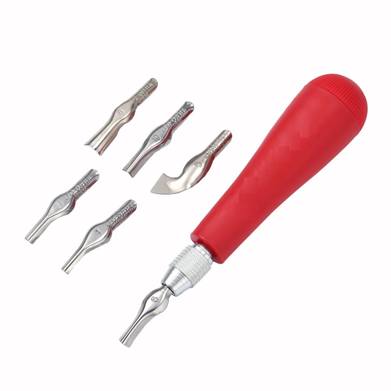 أدوات نحت اللينوكوت - للطباعة  - مراجعة Linocut Carving Tool وسعره