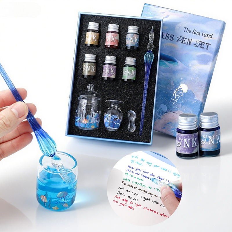10 قطعة مجموعة أقلام غمس سلسلة - مراجعة Calligraphy Pen Set وسعره