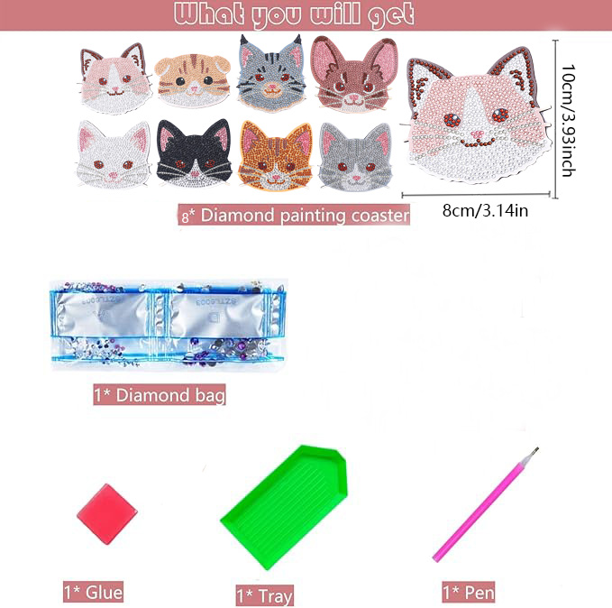طقم فن الرسم بالألماس DIY من 8 - مراجعة Art Craft Animals وسعره