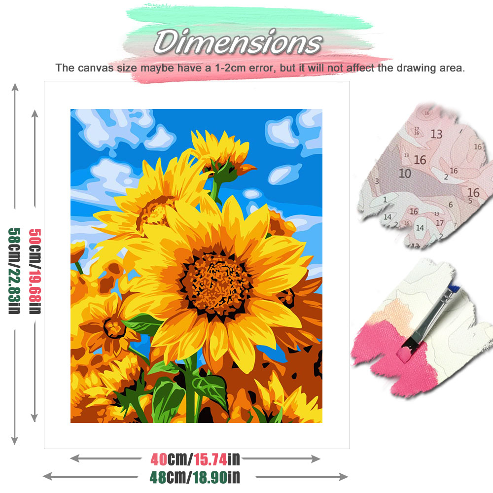 HUACAN Diy النفط الطلاء بواسطة - مراجعة Art And Craft Numbers وسعره
