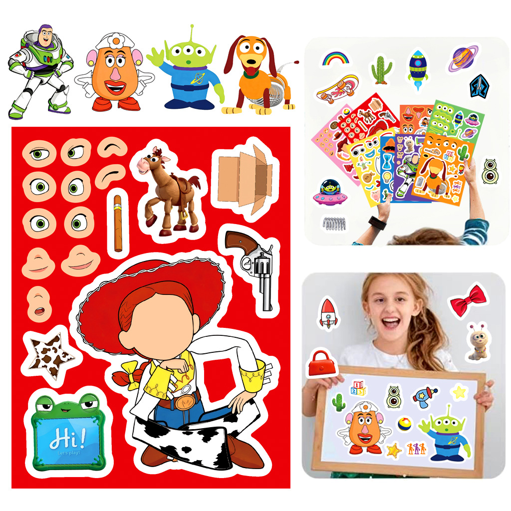 ملصقات تشكيل الوجوه من فيلم تو - مراجعة Art Craft Store وسعره