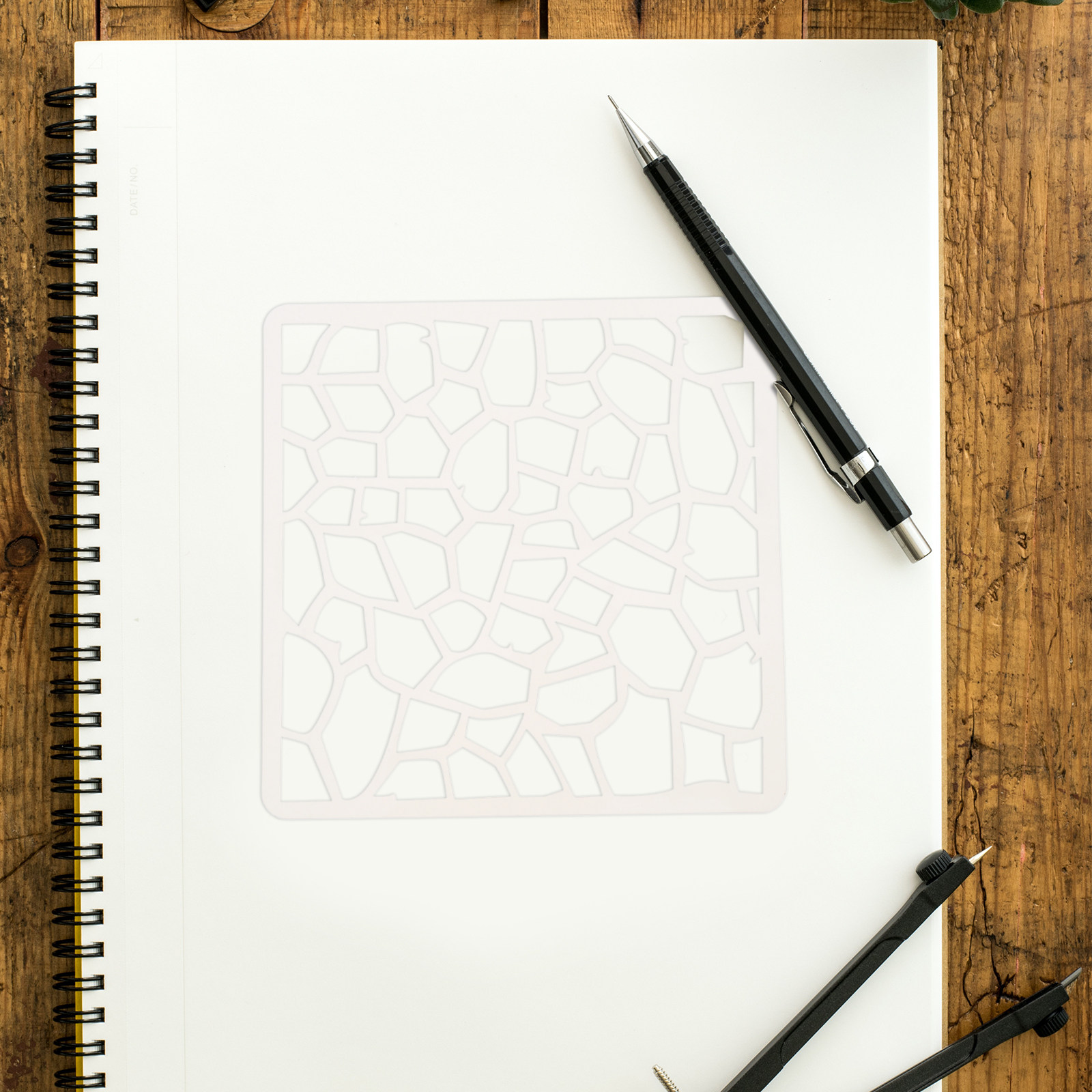 قوالب هندسية قابلة لإعادة الاس - مراجعة Art Craft Journal وسعره