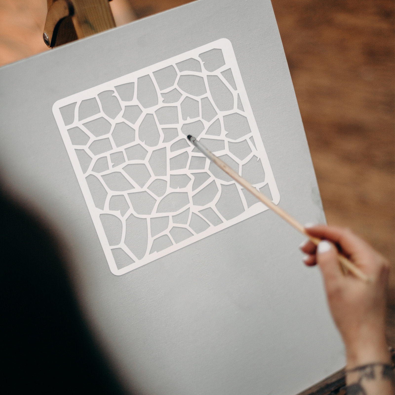 قوالب هندسية قابلة لإعادة الاس - مراجعة Art Craft Journal وسعره