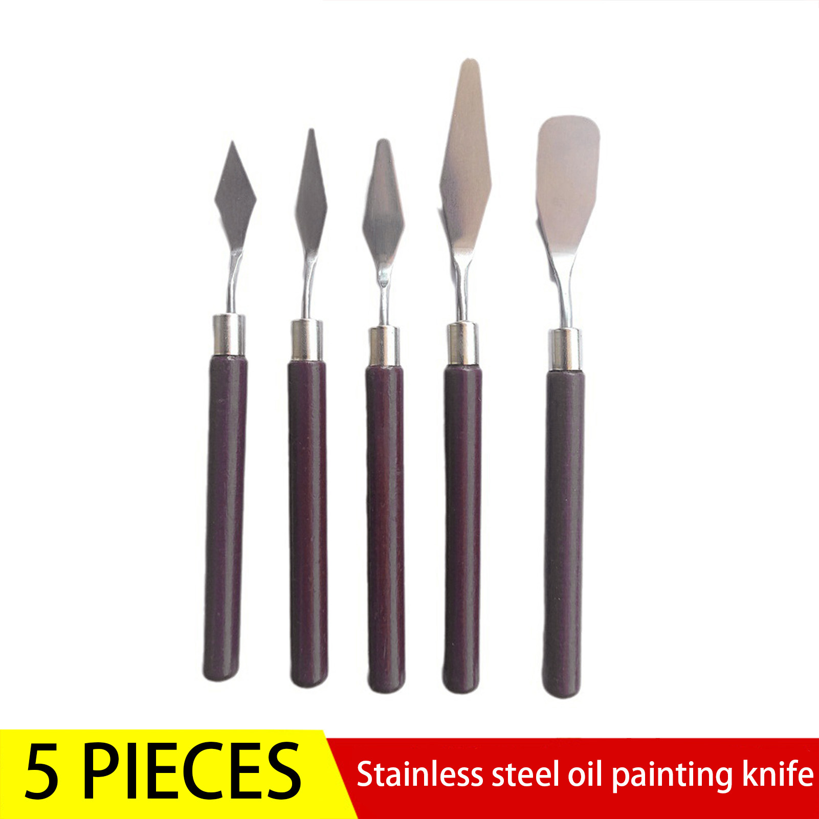 5 قطعة مكشطة طلاء زيتي فنية مك - مراجعة Painting Knife Palette وسعره