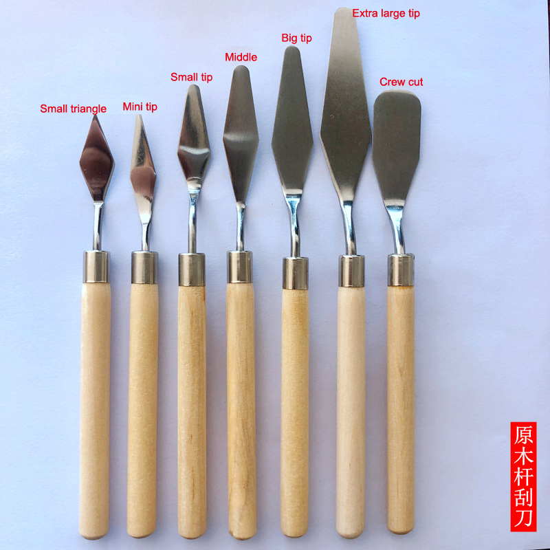 ★ ▲ مجموعة من 7 قطع من سكاكين  - مراجعة Painting Knife Palette وسعره