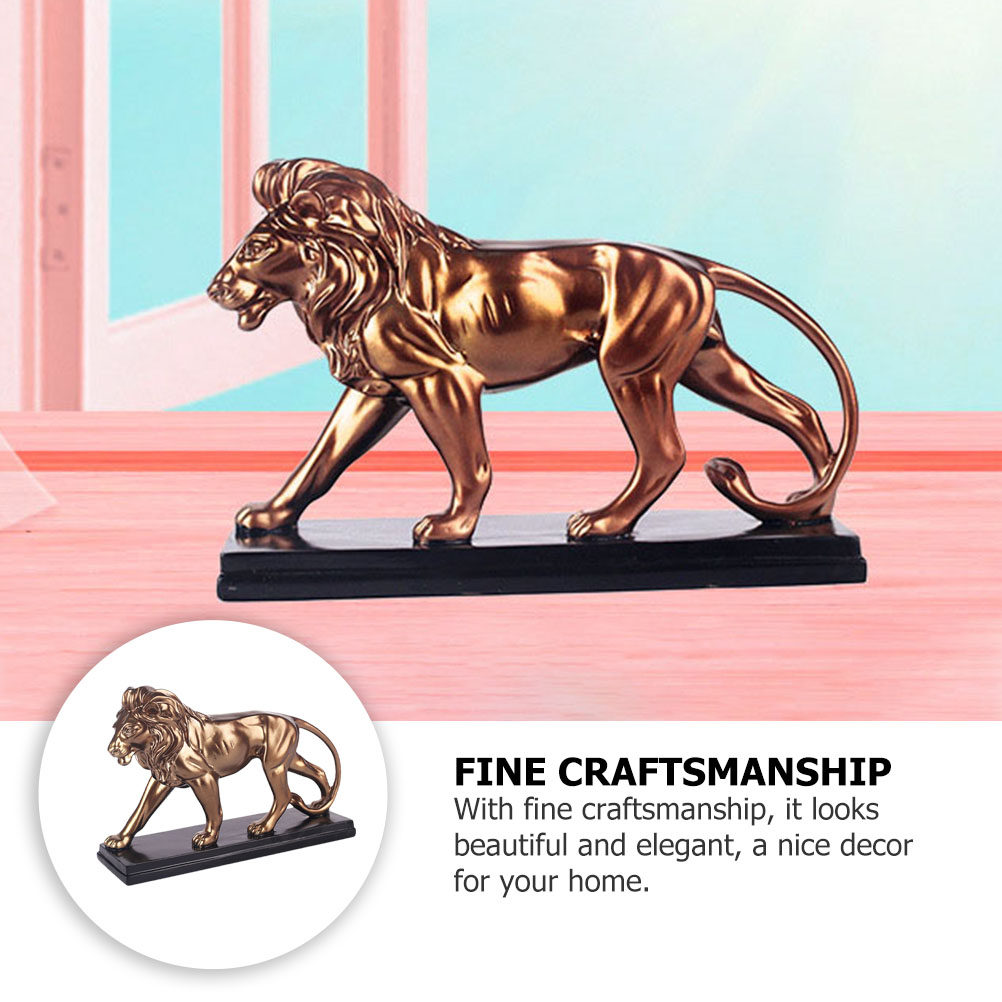 قطعة واحدة من تمثال أسد من الر - مراجعة Art Craft Decoration Ideas وسعره