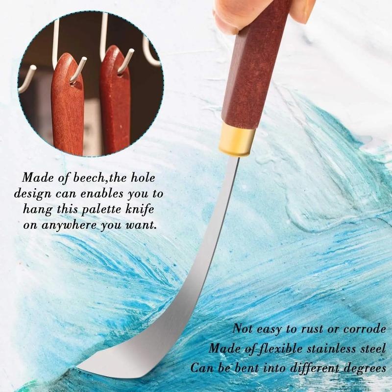 2 قطعة مجموعة سكاكين اللوحة ال - مراجعة Painting Knife Palette وسعره