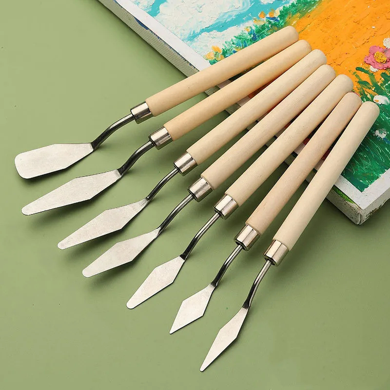 مجموعة أدوات فنية للرسم: مكشطة - مراجعة Painting Knife Palette وسعره