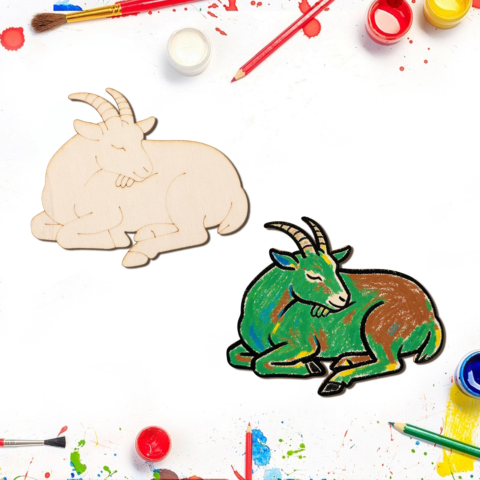 مجموعة من 10 قطع من الحيوانات  - مراجعة Art Craft Animals وسعره